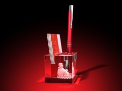 Lachender Buddha - Stifthalter (80 x 50 x 50) – GLASFOTO.COM